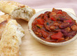 Chili on cutting board