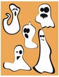 Halloween ghosts