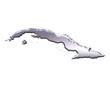 Cuba 3D Silver Map Cuba 3D Silver Map