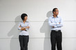 Smart Asian Female & Male Executive