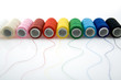 Coils of colour threads Coils of colour threads