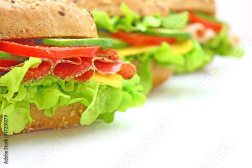 Foto: Leckere und frische Sandwichs Leckere und frische Sandwichs