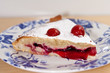 A slice of Bakewell pudding