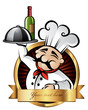 Vector: Cheerful Chef Illustration Cheerful Chef Illustration