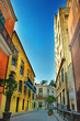 colorful facades of Havana city