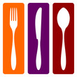 Fork, knife and spoon