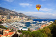 Aerial view of Monaco harbor Aerial view of Monaco harbor