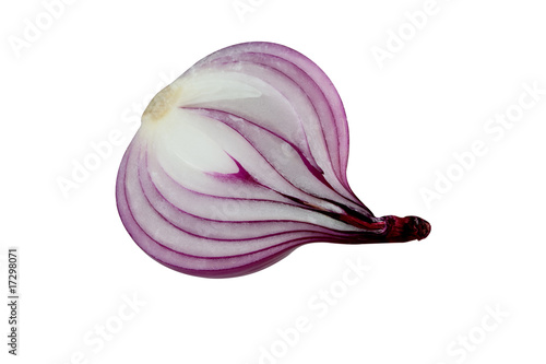 Photo: red onion isolated close up red onion isolated close up