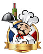 Vector: Cheerful Chef Illustration Cheerful Chef Illustration