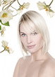 blumen frau