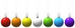 Colored Christmas Balls - christmas decoration