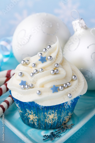 Photo: Christmas cupcake Christmas cupcake