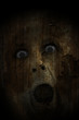 Horror rotten skin face.Suitable for posters, cover book...etc.
