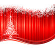 Christmas background with twinkle tree