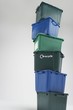 Stack of Empty Recycling Boxes