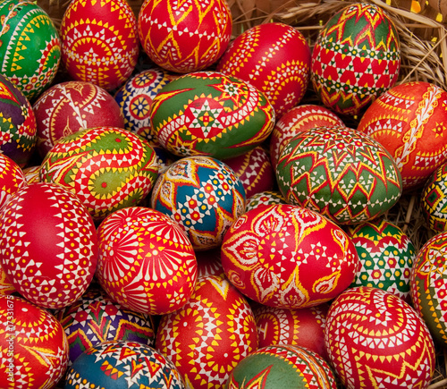Foto: Bunte Ostereier Bunte Ostereier