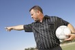 Soccer Referee Gesturing