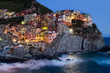 Manarola after sunset