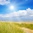 Ein idyllischer Tag im Sommer an der Nordsee