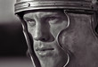 Roman soldiers. Close-up face.