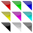 Angoli vettoriali colorati Angoli vettoriali colorati