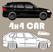 Picto de voiture 4x4