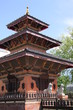 Chinesischer Tempel in Nahaufnahme