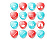 Medical and health care vector icons, part 2