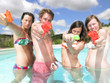 Water gun fight