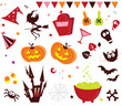 Halloween vector Icons set III. VECTOR ILLUSTRATION.