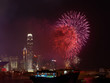 Fireworks in Hong Kong China (01 oct 2009)