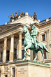 Reiterstandbild vor dem Braunschweiger Schloss