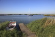 Foto: ankernde Boote am See ankernde Boote am See