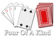 Pokerblatt - Vierling - Four Of A Kind