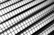 Abstract shiny tiles silver aluminum background with reflection
