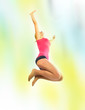 woman jump