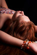 Redhead woman