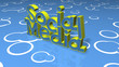 Social Media 3D Title Social Media 3D Title