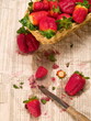 Erdbeeren putzen Erdbeeren putzen