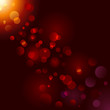 Magic sparkle, light dots; vector bokeh effect