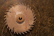 Old circular saw