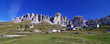 Südtirol - Dolomiten Panorama am Grödnerjoch