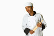 chef with rolling pin