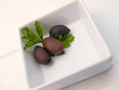 Olives in dish Olives in dish