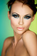 Portrait of sexy woman with outstanding makeup