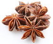 seed of anise on a white background