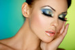 Portrait of sexy woman with outstanding makeup