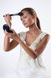 Young Woman While Making Up