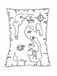 Schatzkarte, Rolle, Schatz, Papyrus, Piraten