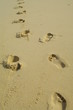 footprint in sand